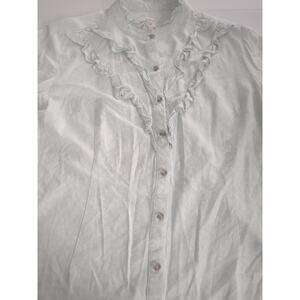 Universal Thread Lime Green Long-Sleeve Button Down Shirt Dress L